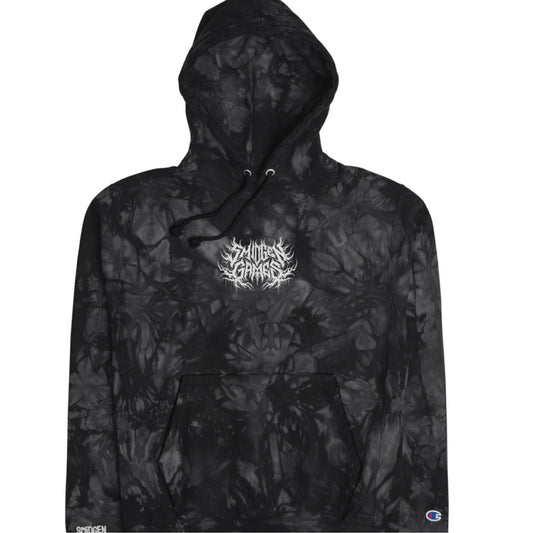 Embroidered Metal Hoodie